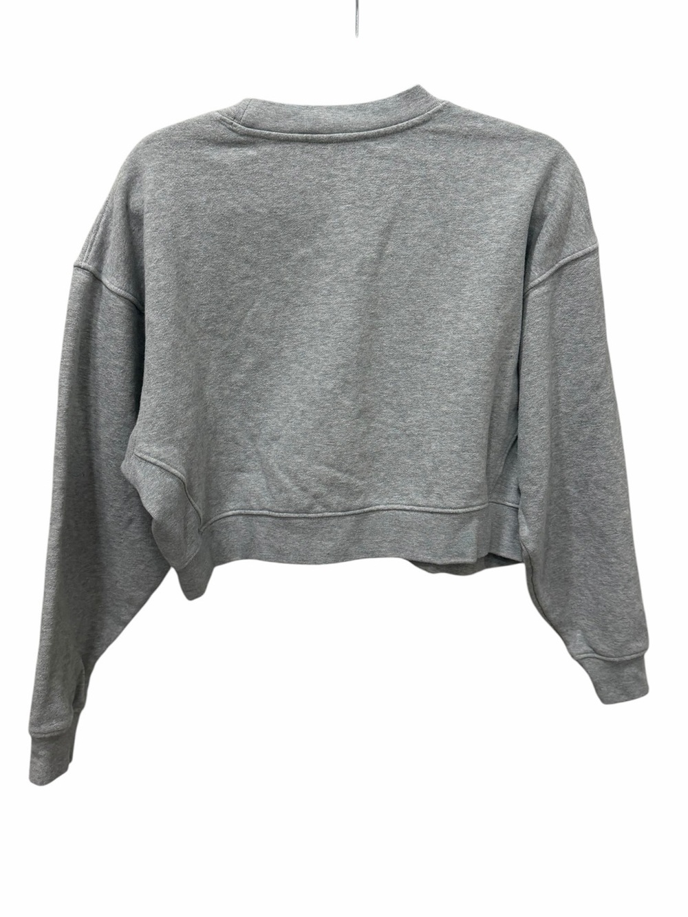 Reformation Gray Organic Cotton Cropped Sweatshirt XS - Picture 5 of 11